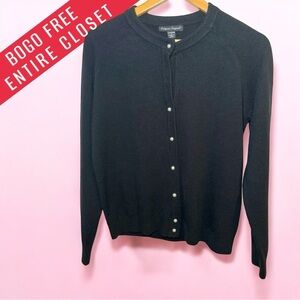 Designers Originals Vintage Pearl Cardigan Sweater Size Small